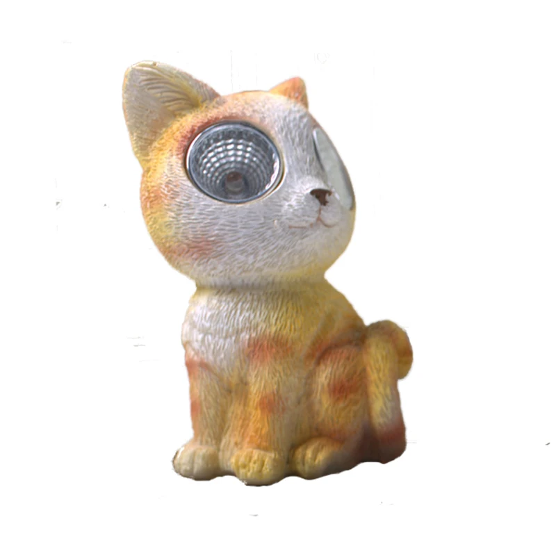 

Solar LED night light cat Creative Resin Crafts Unique Home Decor Beautiful Decoration New Home Crafts, Ornaments, Cute Crafts