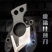 HX на открытом воздухе Edc нож с фиксированным лезвием для шеи нож для выживания охотничьи карманные ножи 4Cr13mov сталь с Kydex инструмент для кемпинга