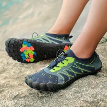 Летняя мужская пляжная водонепроницаемая обувь для плавания, дайвинга, быстросохнущие кроссовки с пятью пальцами, дышащие, противоскользящие, для спорта на открытом воздухе, Акваобувь