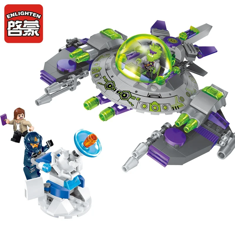 

ENLIGHTEN 230Pcs Blocks Toys Space Adventure Series Assembled Building Kits Educational DIY Brinquedos Toys for Children