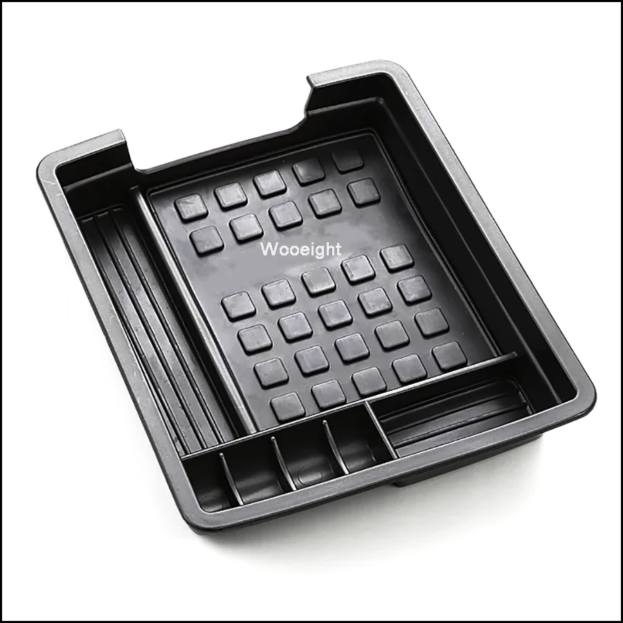 Wooeight Car Glove Box Organizer Armrest Secondary Storage Center Console Tray Box For VW Volkswagen Sagitar 2014 (7)