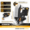DEKO QD6633  20V Cordless LED Chain Saw Adjustable Speed With 6 Blades Metal Ruler Battery Saw ► Photo 2/6