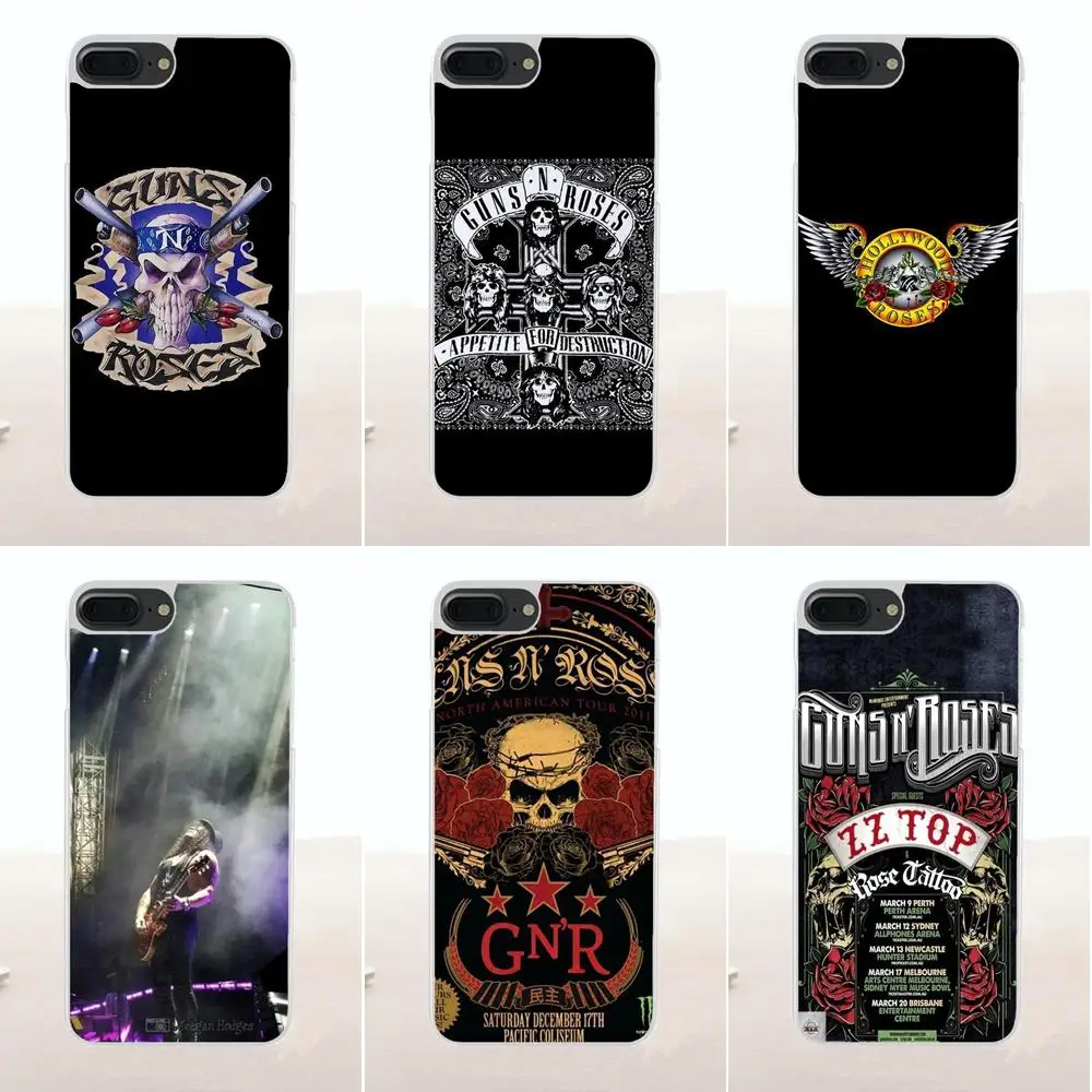 Мягкий чехол Bixedx из ТПУ для Samsung Galaxy A3 A5 A7 J1 J2 J3 J5 J7 2015 2016 2017 Gnr Band Guns N Roses Cross|Бамперы| |