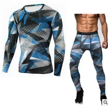 

2017 man cycling shirt and pants running compression underwear sets of exercise to find the gym sports