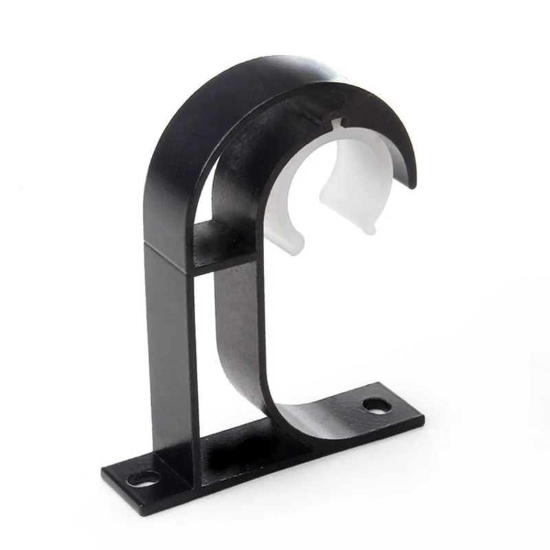 

2X/LOT Aluminum Alloy Support Curtain Rod Bracket Portable Holders Bracket Rack