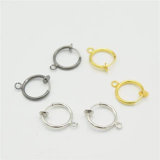 20pcs 13mm No Pierced Earring Clip Painless Ear Diy 20pcs 13mm No Pierced Earring Clip Painless Ear Diy Finding