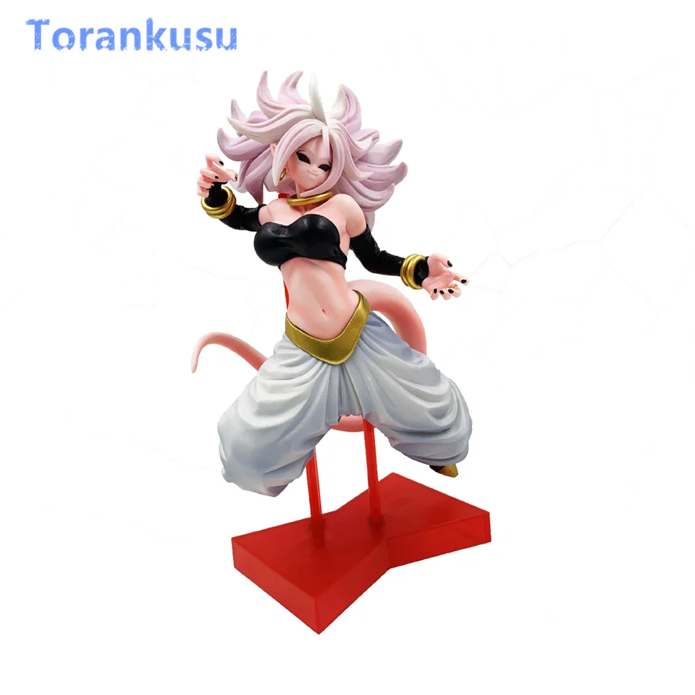 Anime Dragon Ball Z Majin Buu Android 21 Lady Girl Action Figure Majin Boo PVC Hot Toys Model Collectible Toy Gift Figma Doll PG