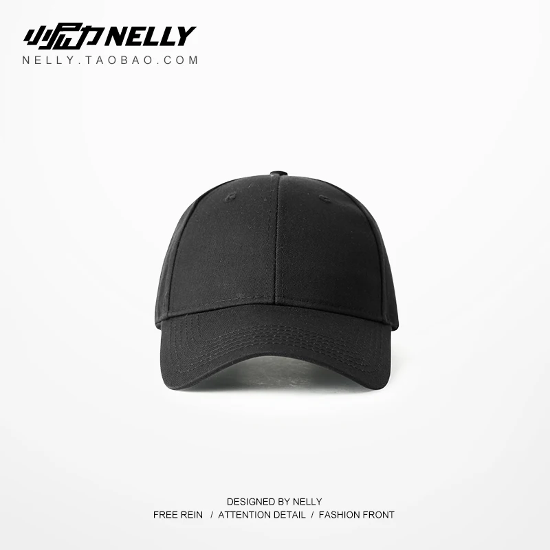Шляпа с утиным язычком, одноцветная, унисекс, Солнцезащитная шляпа, хип-хоп спортивная бейсбольная Регулируемая шапка, 8 цветов на выбор,, Nelly