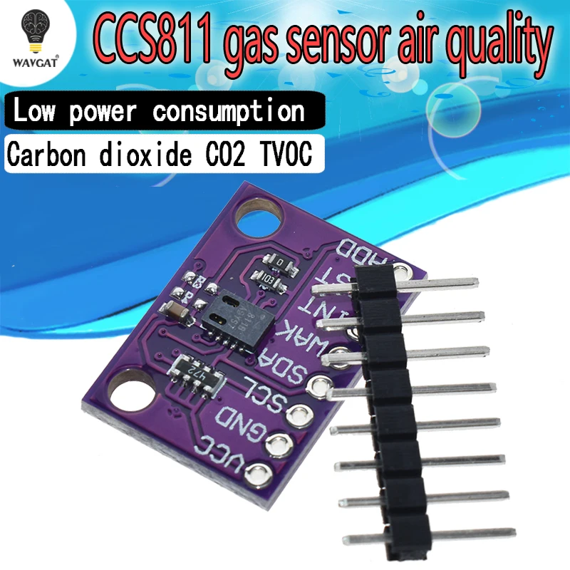 

CJMCU-811 CCS811 Carbon Monoxide CO VOCs Air Quality Numerical Gas Sensor Module for Arduino