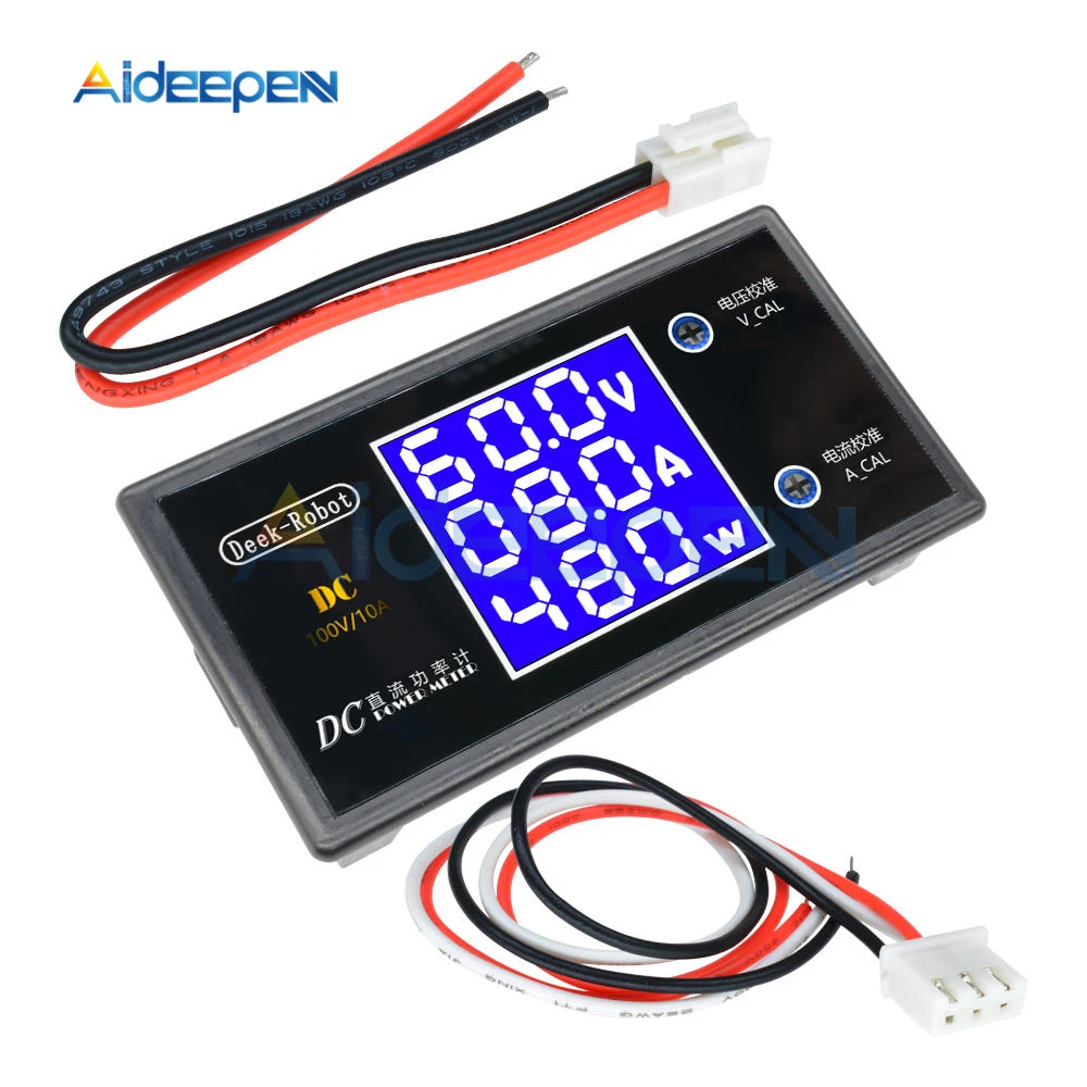 Lasamot 10A DC LCD Panel Digital Power Watt Meter Monitor Voltage KWh Voltmeter Ammeter Lasamot 10A DC LCD Panel Digital Power Watt Meter Monitor Voltage KWh Voltmeter Ammeter