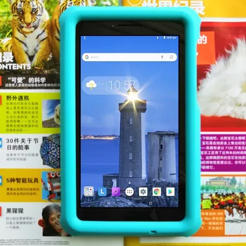 

MingShore Rugged Silicone Shockproof Soft Cover Case For Lenovo Tab E7 7.0inch TB-7104F 7104 2018 Model Tablet
