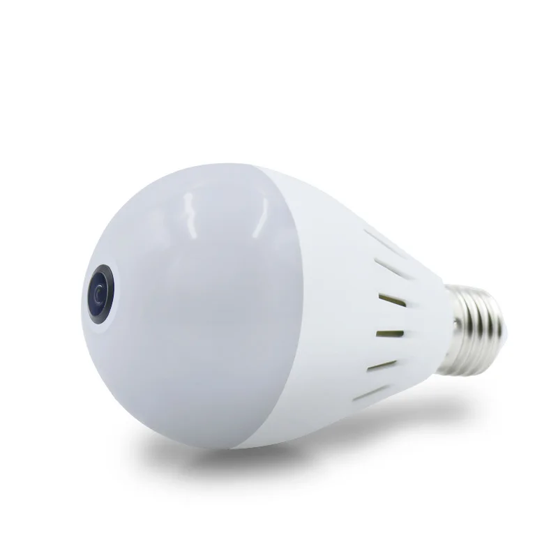 360 Degree Panoramic 960P HD Hidden Wifi Camera Light Bulb Wireless Security Lamp IP Cam