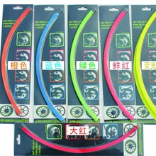 17 полоски мотоцикл колеса автомобиля наклейки Flash скейтборд-ролики светоотражающий обод лента для стайлинга автомобилей Автомобиль Аксессуары WYQ