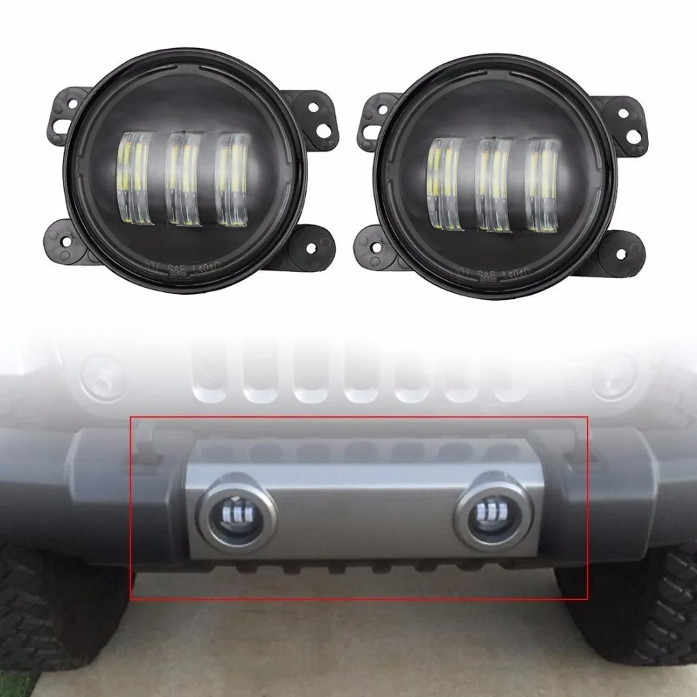 2pcs 30W 4 inch Crees Led Fog Light for Jeep Wrangler JK Bumper Tractor