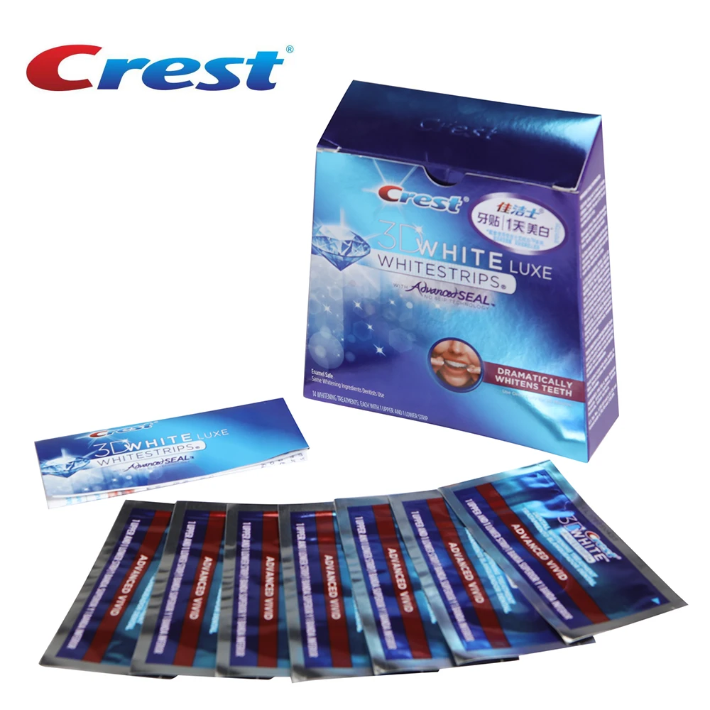 Бренд Crest 3D White LUXE Professional Effects зубные Whitestrips оригинальный гигиена полости рта