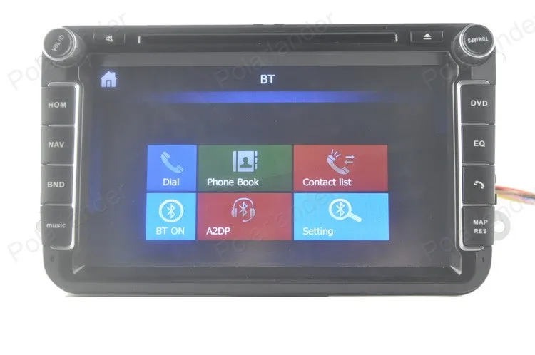 Top Car Multimedia Player for VW/POLO/PASSAT/Golf/Skoda/Octavia/SEAT/LEON With Wifi Radio GPS Navigation 1080P Ipod FM Map 11
