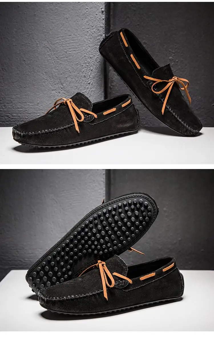 ERRFC Весна Осень Новые мужские коричневые Лоферы обувь мода Британский лаконичный мужские Мокасины обувь водительская синяя повседневная обувь плюс размер 49