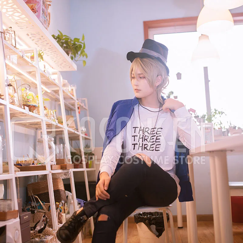 COSPLAYONSEN 게임 A3 여름 카즈나리 미요시 코스프레 의상 풀 세트, 성인 의상