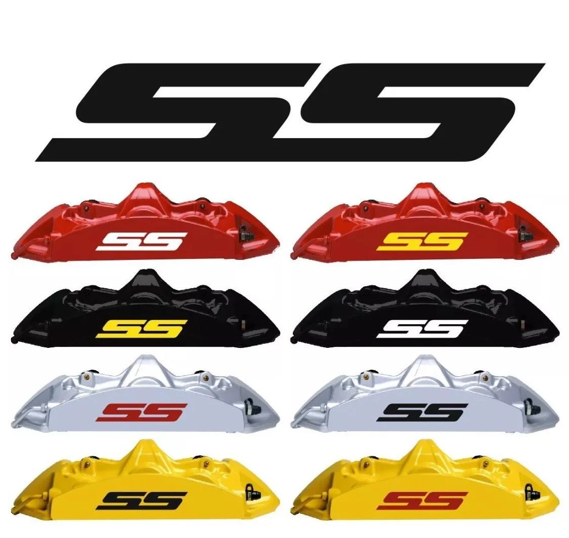 For Camaro SS Calipers Decal Hi Temp Vinyl Sticker Set Of 6 (Any Color