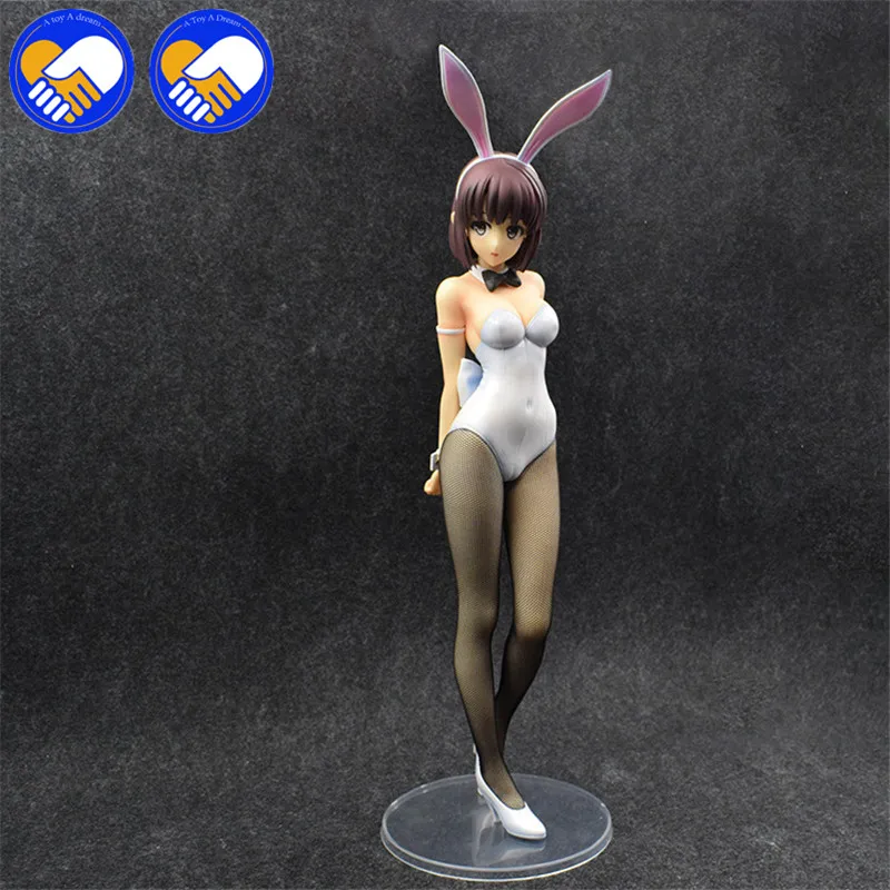 1/4 масштаб 36 см Saenai Heroine No Sodate kata Megumi Kato Bunny фигурка девушки уши кролика ver ПВХ