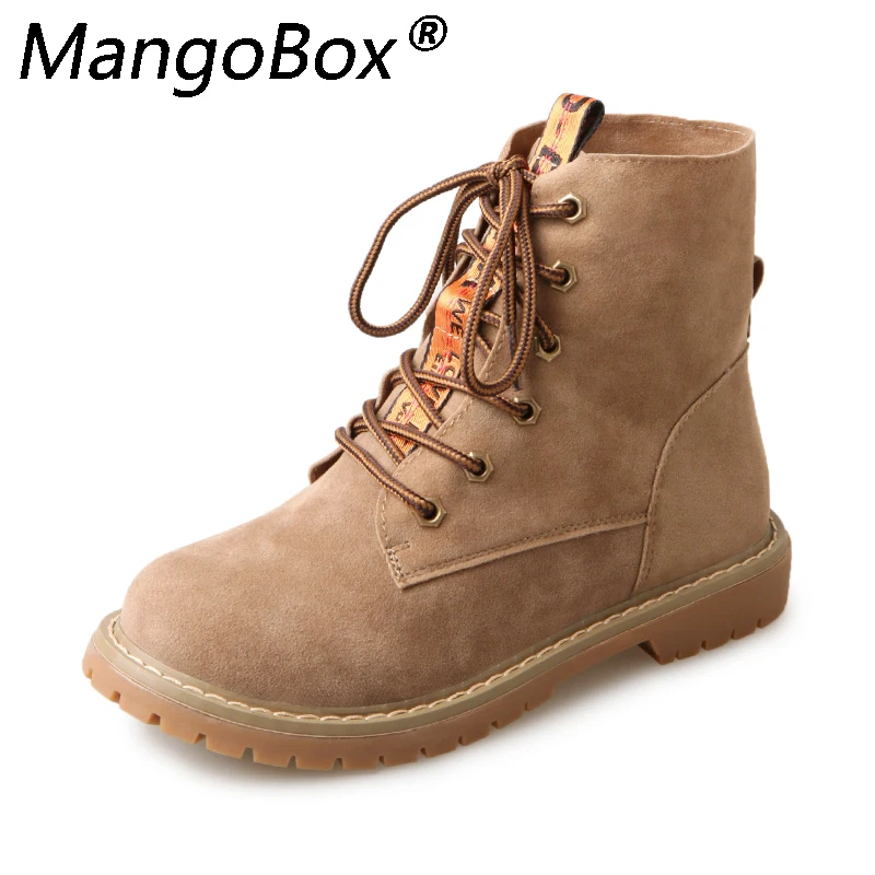 

Women Boots Genuine Leather Retro Handmade Shoes Comforable Fashion Shoes Footwear Women 2018 Brown Khaki Classic Flats Female