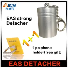 Лидер продаж! 12000gs Система аварийного оповещения удаления тегов супер магнит мини Detacher замок безопасности для супермаркет одежды+ 1 шт. телефон Hoder бесплатный подарок