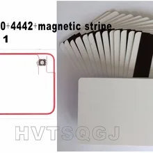200 шт. SLE4442 пустой смарт-карты/contact смарт-карт ic/магнитной полосой 3 в 1 карты
