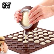 GT Силиконовые полости Макарон силиконовый лист для выпечки Кондитерские Силиконовые Макарон Кондитерская печь Выпечка Плесень Форма для Рождественской Выпечки