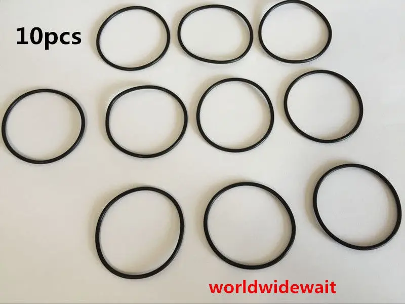 

10Pcs 50 52 54 55 56 58mm x 2.4mm Industrial Flexible Rubber O Rings Black