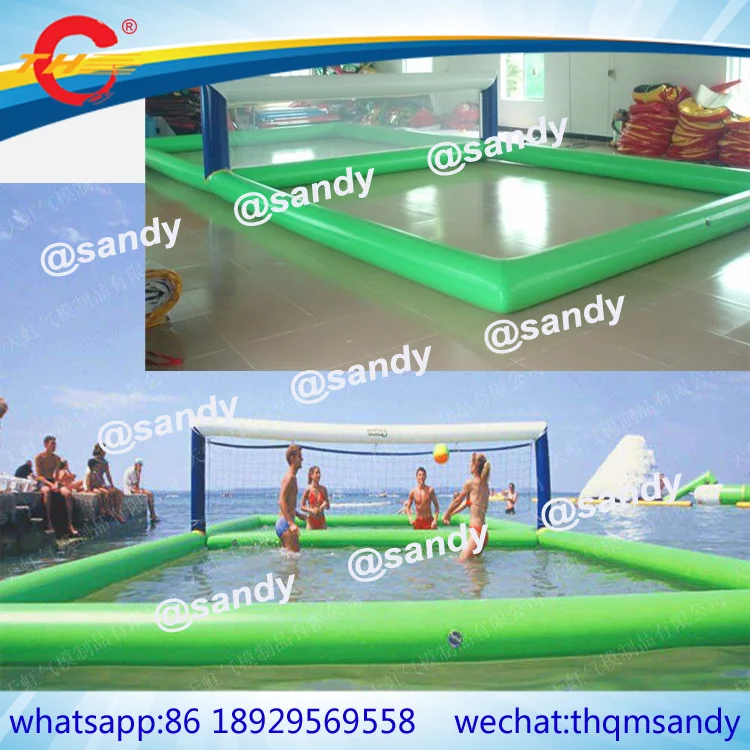 free air ship to door+free air pump,Inflatable Water Volleyball Court