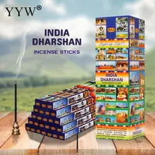 25 коробок/набор палочки с благовониями из сандала 23 см черный Арома диффузор ароматические палочки с ладаном шалфей Incent Stick Индия внутренняя церемония