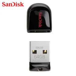 SanDisk CZ33 флешка, мини-накопитель USB ручка диски 8 GB 16 ГБ, 32 ГБ, 64 ГБ USB 2,0 флешки, USB флеш-карта drive Поддержка официальное подтверждение