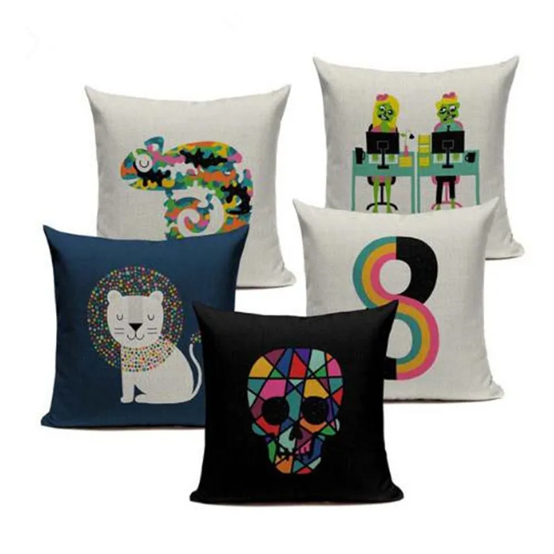 Lion Cats Cushion Cover Dream Throw Pillow Cotton Linen Foral Working Dead Decor Bedroom Home Sofa for Car Custom Pillow Case Lion Cats Cushion Cover Dream Throw Pillow Cotton Linen Foral Working Dead Decor Bedroom Home Sofa for Car Custom Pillow Case