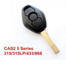 3 Buttons Remote Key For BMW CAS2 5 Series With Electronic Board 315 315LP 433 868 MHZ