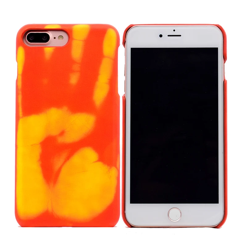 Чехол с термочувствительным датчиком для iPhone 12 11 Pro Max X XR XS 8 7 6S Plus чехол изменением