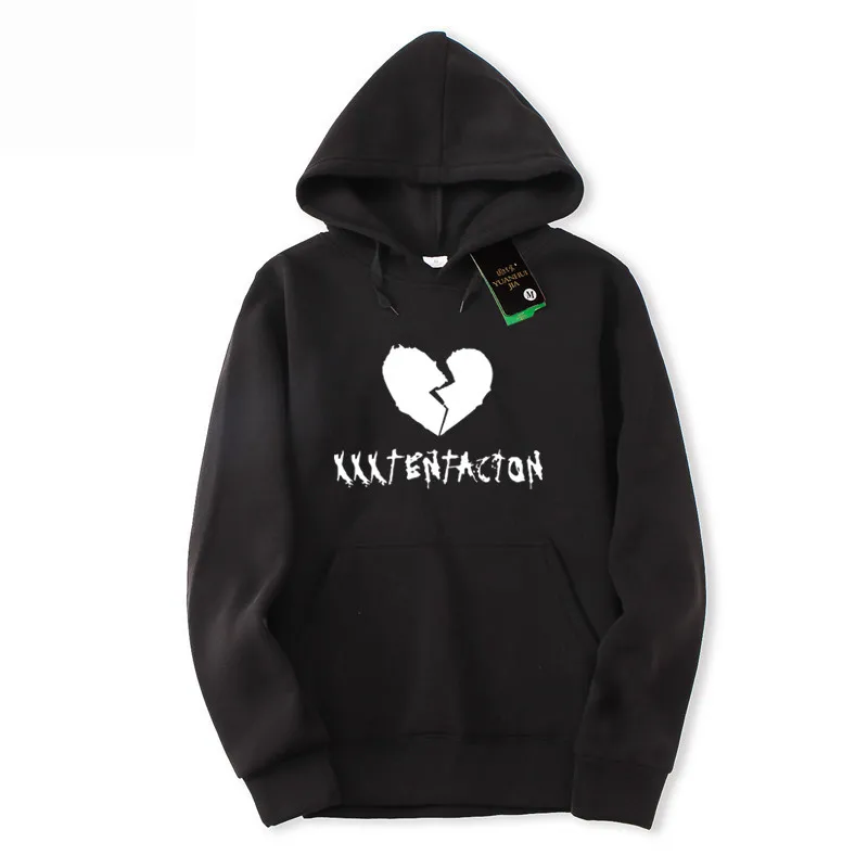 

2018 new Rapper Xxxtentacion Broken-hearted Hoodie HatHoodies and Xxxtentacion Sweatshirts Oversized To Women/Men