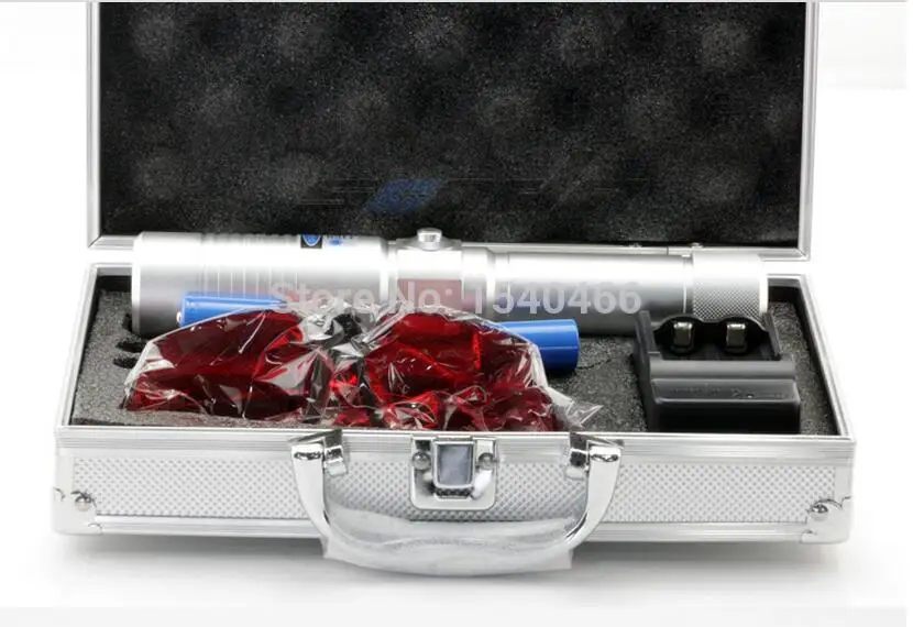960 High Power Blue Laser Pointers 5000m 450nm Flashlight Burning Match/dry wood/candle/cigarettes+glasses+charger+gift box |