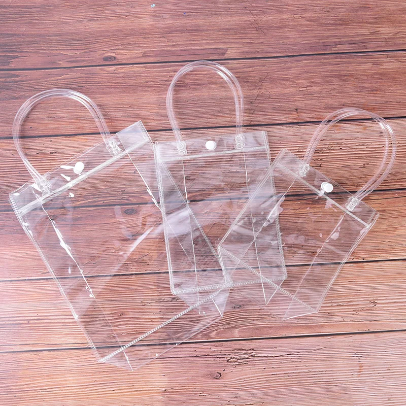Women Transparent Travel PVC Cosmetic Bag Clear Makeup Storage Bags Organizer Bath Wash Make Up Tote Handbags Case