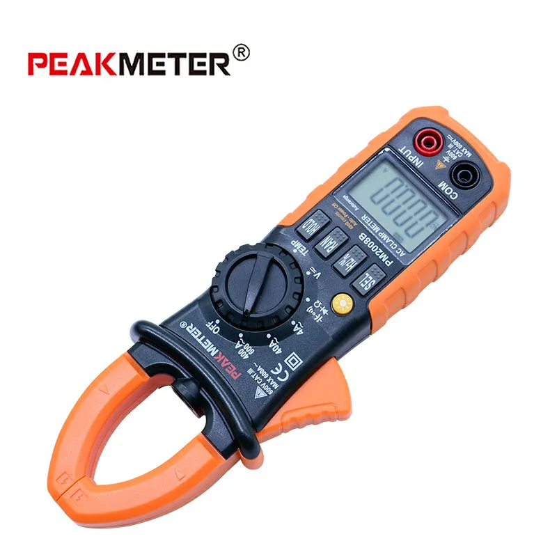 PEAKMETER PM2008B Профессиональный автоматический цифровой измеритель переменного тока