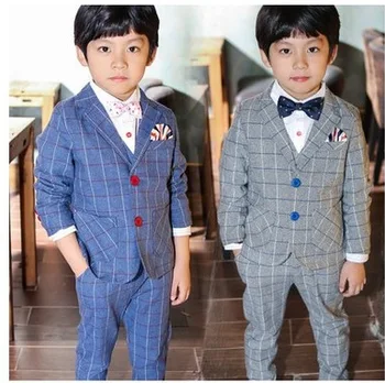 

Suits & Blazers Children's Clothing spring autumn outfit boy's suit+pant+vest three pieces suits whole sale 100-150cm boy's clot