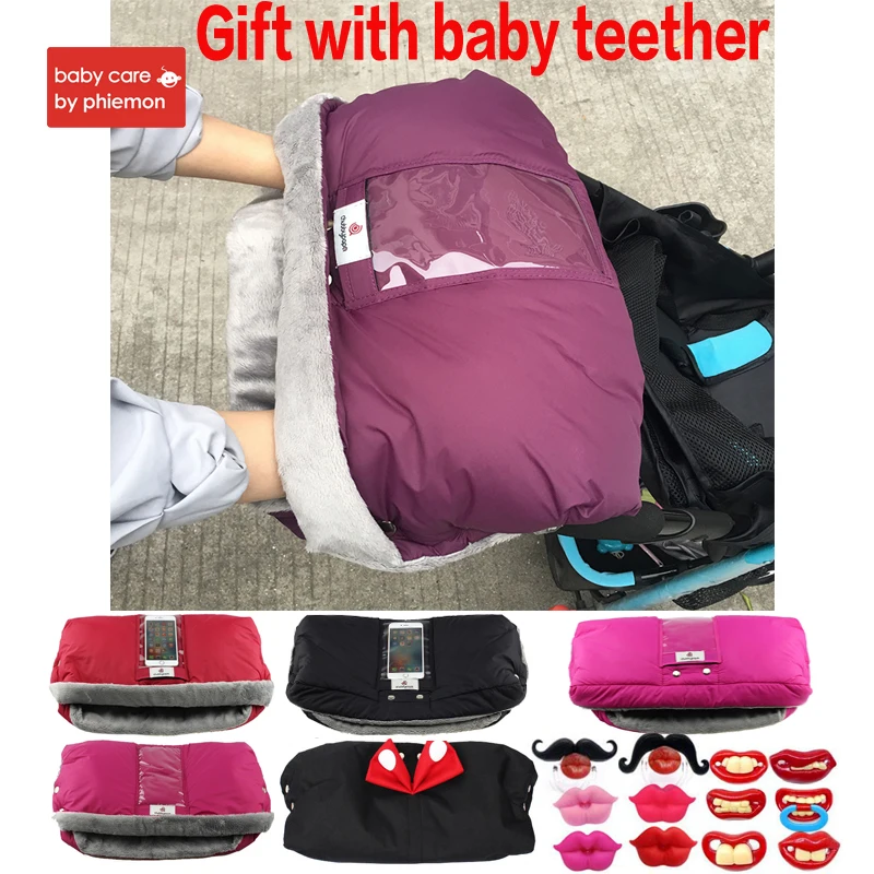

Babycare Baby Stroller Gloves Windproof Waterproof Newborn Stroller Pushchair Buggy Hand Muff Accessories For Cart Hand Cover
