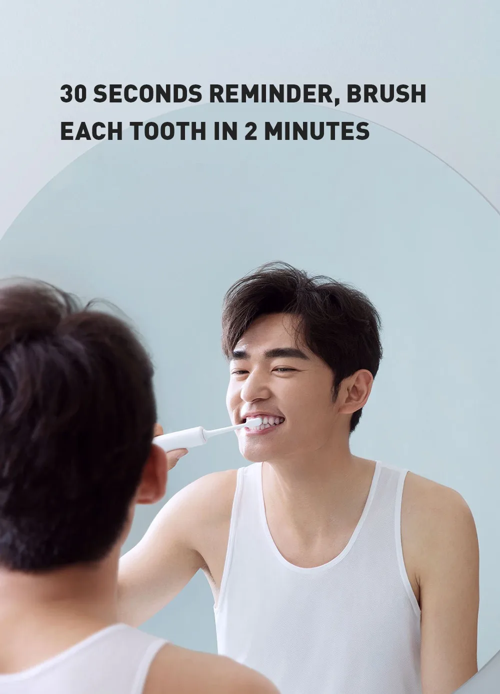 Mijia Dr. Bei, Ультразвуковая электрическая зубная щетка, ультра звуковая отбеливающая зубная щетка, вибратор, беспроводная гигиена полости рта, зубная щетка для взрослых