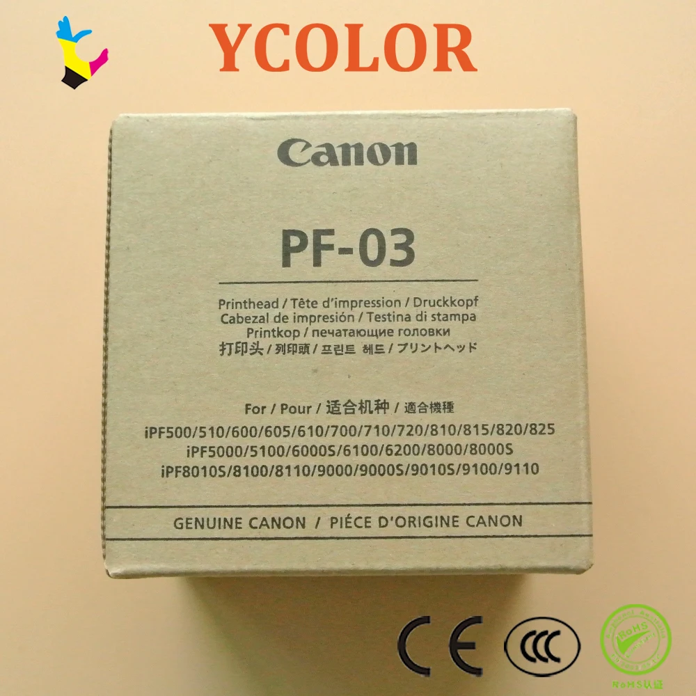 Печатающая головка PF 03 для Canon IPF 5000/5100/6000S/6100/6200/8000S/8000/8010/8100/8110/9000S/9000S/9010 |