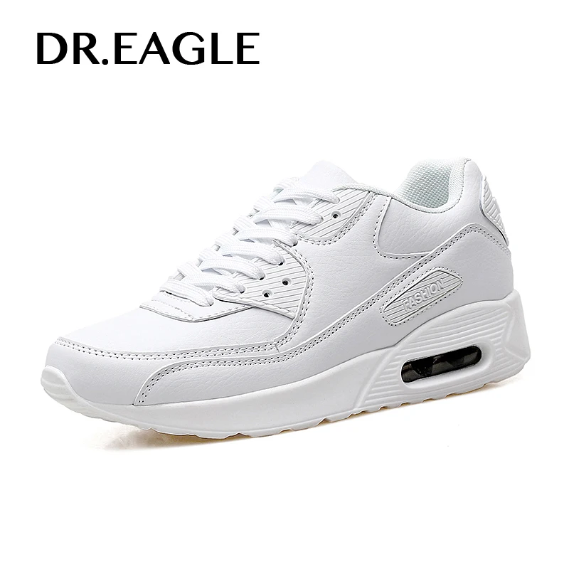 

DR.EAGLE Outdoor Men Women running shoes Sport sneakers gym shoes mens jogging homme chaussure femme sport White black sneaker
