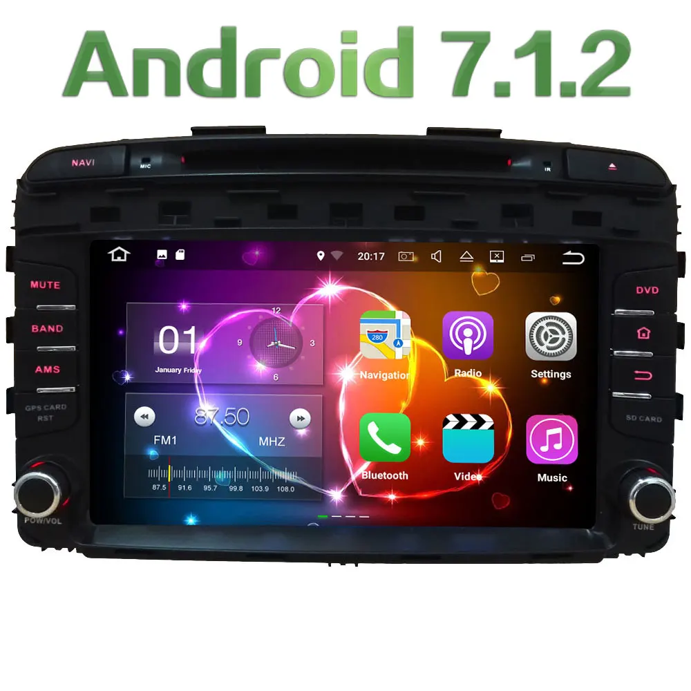 Android 7 1 2 9 Quad Core 2GB RAM 3G 4G WIFI DAB SWC BT Car