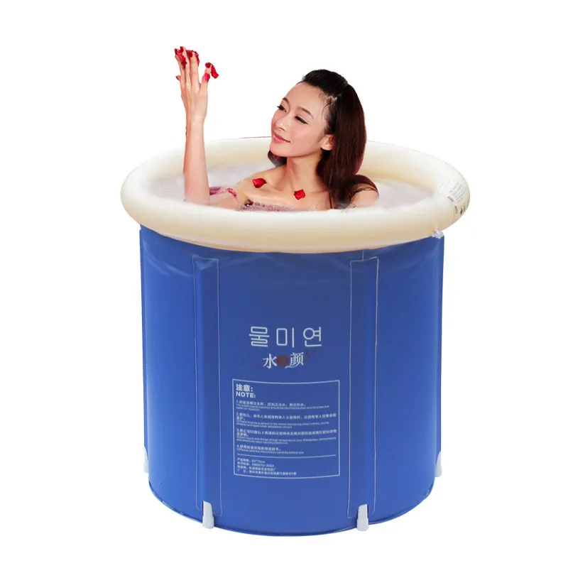 gli adulti gonfiabile vasca da bagno pieghevole vasca idromassaggio secchio di plastica vasca da bagno bambino