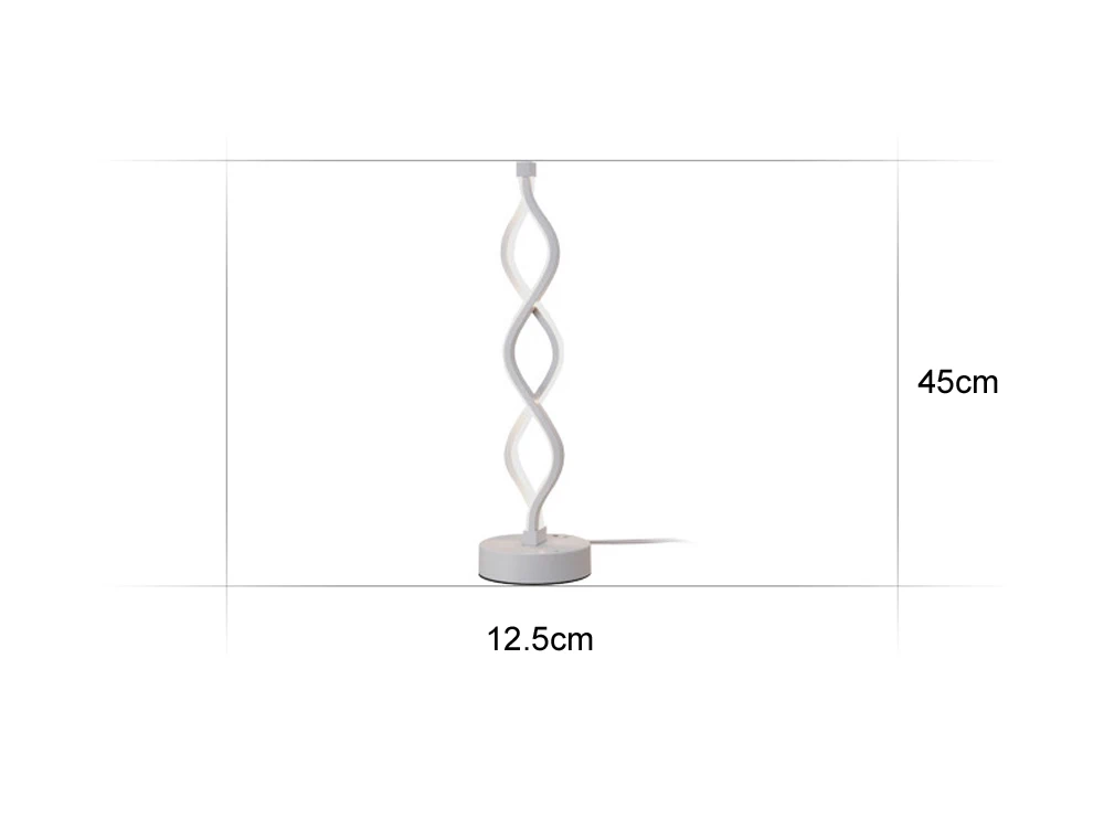 Candeeiro de Mesa Proteção para os Olhos Moderno Quarto Estudo Lâmpada Cabeceira Minimalista Acrílico Alumínio Eua - ue Plug 18 w Led 19 Cheap Luminárias de mesa