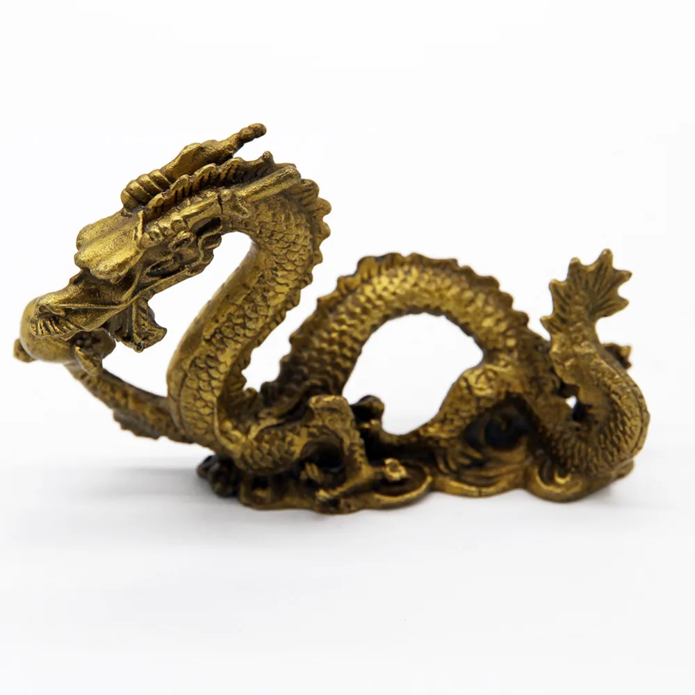 Chinese ancient bronze ornaments boutique dragon statuein Statues