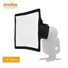 Godox SB15* 20 Универсальный светильник 15x20 см рассеиватель для вспышки складной софтбокс для вспышки камеры