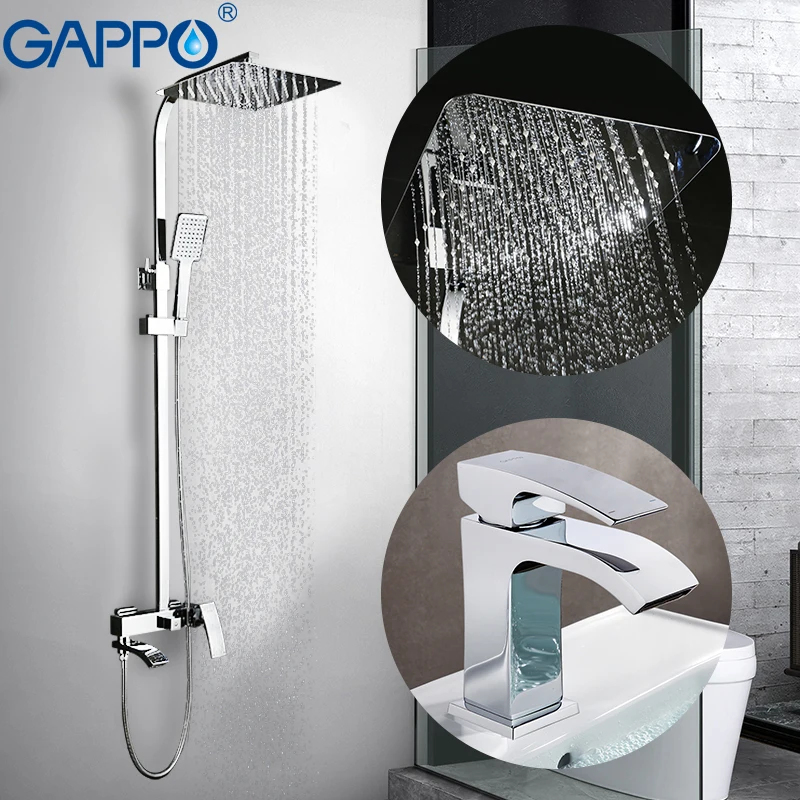 GAPPO Shower Faucets bath tub taps bathroom shower set basin faucets basin sink tap Sanitary Ware Suite GAPPO Shower Faucets bath tub taps bathroom shower set basin faucets basin sink tap Sanitary Ware Suite